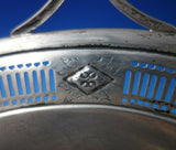 King George by Wilcox Wagoner and Watson Sterling Silver Basket w/Handle (#5831)