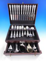 Imperial Chrysanthemum Gorham Sterling Silver Flatware Set 12 Service 93 pcs Din
