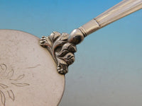 Acorn by Georg Jensen Sterling Silver Pie Server Large Flowers 10 1/2"