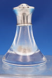 Steuben Glass Crystal Pepper Shaker with Sterling Silver Cap 3" Modern (8377)