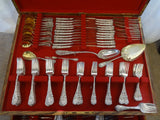 Chrysanthemum by Durgin Sterling Silver Flatware Set Service 300 Pieces Massive