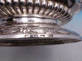 English Georgian Sterling Silver Basket with Swing Handle Pierced Ribbon (#8388)