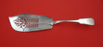 English Georgian Sterling Fish Server London 1824 pierced William Knight 12 1/4"