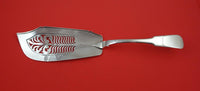 English Georgian Sterling Fish Server London 1824 pierced William Knight 12 1/4"