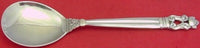 Acorn by Georg Jensen Sterling Silver Ice Cream Spoon Flat Bowl Original 5 5/8"