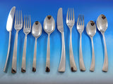 Designer Mixed Stainless Steel Flatware Set #4 Service 62 Pieces Modern Unused