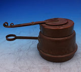Joseph Heinrichs Mixed Metals Wood Chafing Dish w/ 3-D Rabbits Undertray (#8817)