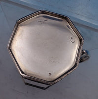 Watspm Sterling Silver Muffineer #2 Octagonal Shape w/Handle 5 1/2" Tall (#7946)