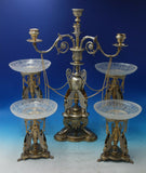 Elkington English Victorian Sterling Silver Dessert Service 5pc c. 1885 (#6240)
