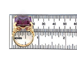 14k Yellow Gold 20 Carat Genuine Natural Ametrine Ring Size 6.5 (#J6337)