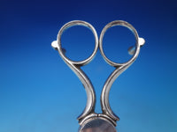 Thomas Jordan English Silverplate Wick Cutter Footed 7" Birmingham (#6844-2)