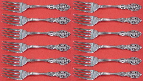 La Scala by Gorham Sterling Silver Salad Fork Set 12 pieces 6 1/2"