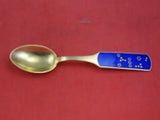 Christmas Spoon by A. Michelsen Danish Sterling Silver Teaspoon 1964 Vermeil