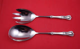 Old Colonial by Towle Sterling Silver Salad Serving Set w/stainless 11 1/4"