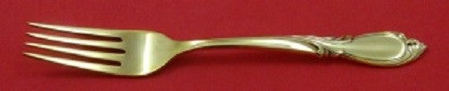 Rhapsody New Vermeil By International Sterling Silver Regular Fork 7 1/4" Gold