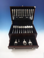 Lady Claire by Stieff Sterling Silver Flatware Set For 12 Service 52 Pieces