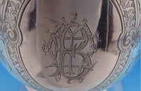 Tiffany and Co Sterling Silver Water Pitcher Antique Ivy #437 11" (#8399)