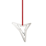 2021 Georg Jensen Christmas Holiday Ornament Three Point Star Silver - New