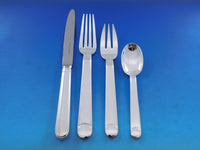 Normandie by Puiforcat Silverplate Flatware Set Service 63 pcs Dinner Unused