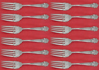 Georgian by Towle Sterling Silver Salad Fork Set 12 pieces 6 1/4"