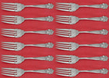 Georgian by Towle Sterling Silver Salad Fork Set 12 pieces 6 1/4"