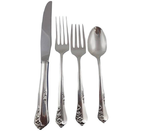 Engagement by Oneida Sterling Silver Flatware Set Service 51 Pieces