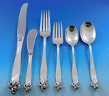 Orchid Elegance by Wallace Sterling Silver Flatware Set Service 72 pcs Dinner