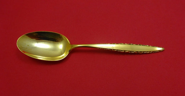Lace Point Vermeil by Lunt Sterling Silver Teaspoon 6"