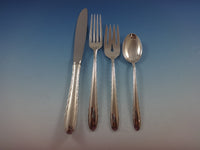 Silver Flutes by Towle Sterling Silver Flatware Set For 8 Service 54 Pieces