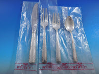 Camellia by Gorham Sterling Silver Flatware Set For 12 Service 63 Pieces New