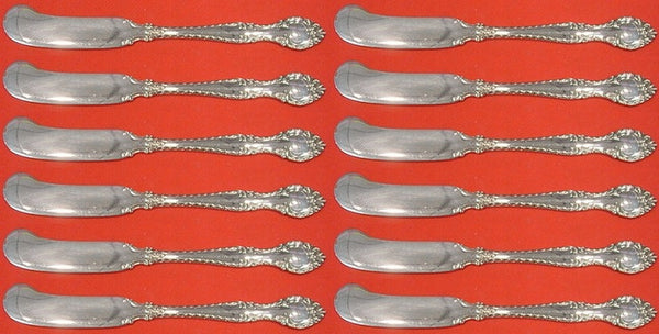 English Gadroon by Gorham Sterling Silver Butter Spreader FH AS Set 12pcs 5 3/4"