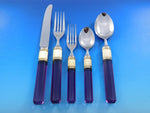 Prisma Amethyst by Mikasa Stainless Steel Flatware Set Service 20 pieces