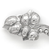 Sterling Kalo Three Leaf Medium Pin w/ Beads Handwrought by Bjarne Axness #J6832
