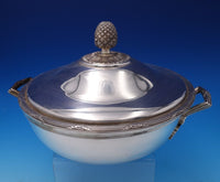 Rubans by Christofle Silverplate Vegetable Dish Covered 6" x 10 1/2" (#7571)