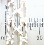 Arts and Crafts Sterling Hammered Geometric Bar Pin (#J2702)