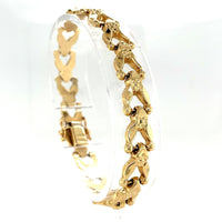 14k Yellow Gold Fancy Bracelet (#J5533)