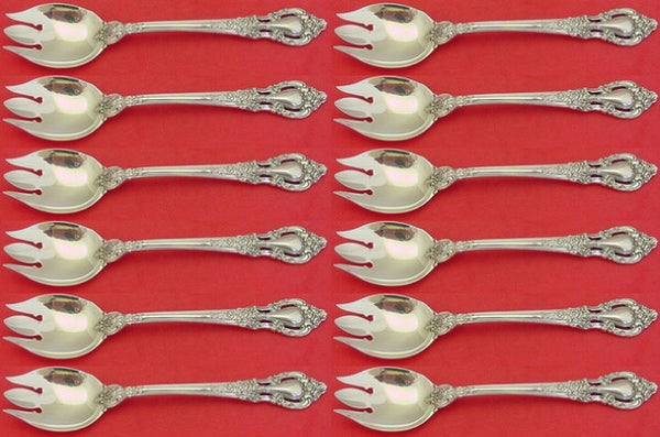 Eloquence by Lunt Sterling Silver Ice Cream Fork 6" Set of 12