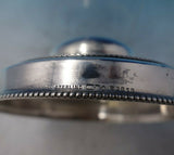 Beaded by Unknown Sterling Silver and Glass Cigar Jar Axe Emblem #53858 (#5783)
