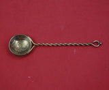 Dutch Sterling by Various Makers Demitasse Spoon w/ coin bowl dated 1876 4 1/8"
