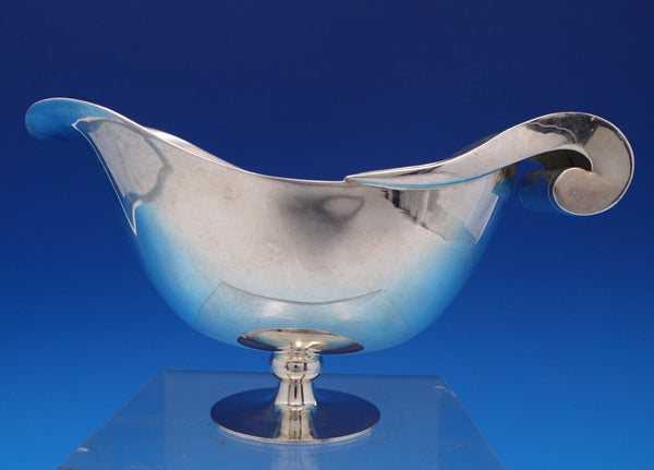 Pampaloni Italian Italy Sterling Silver Gravy Boat 4" x 7 3/4" 14.8 ozt. (#7632)