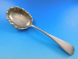 Brite-Cut by A. Stowell & Co. Baltimore Sterling Berry Spoon Gold Washed 8 1/2"