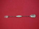 Coin Silver by Various Makers Pickle Fork/ Olive Spoon Combination Twisted Pcd