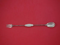 Coin Silver by Various Makers Pickle Fork/ Olive Spoon Combination Twisted Pcd