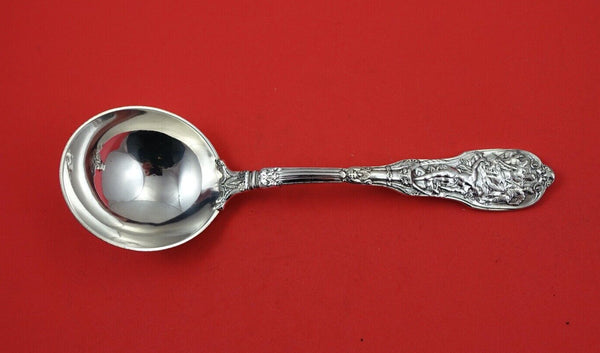 Mythologique by Gorham Sterling Berry Spoon small w/ round bowl beaded back 8"
