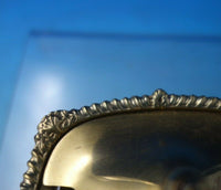 English Sterling Silver Mustard Pot Vermeil with Cobalt Liner and Spoon (#6299)