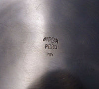Alpsa Peruvian Sterling Silver Milk Pitcher 7 3/8" Tall x 7 5/8" 16 ozt. (#5153)