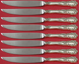 Buttercup by Gorham Sterling Silver Steak Knife Set 8pc Not Serrated Custom