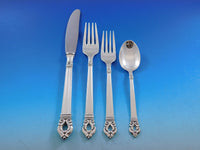 Acorn by Codan Mexican Sterling Silver Flatware Set for 12 Service 99 pieces