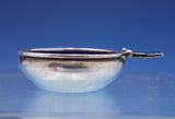 Parallel by Georg Jensen Sterling Silver Salt Dip w/Cobalt Blue Enamel (#3162)