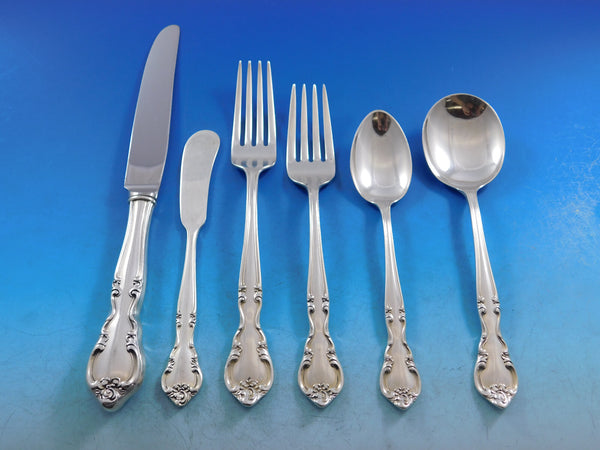 American Classic by Easterling Sterling Silver Flatware Set Service 54 Pieces